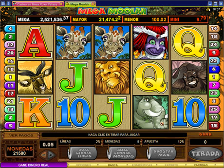 Jackpot Progresivo Mega Moolah